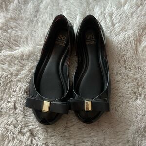Mini Melissa black/ brown ballet flats
